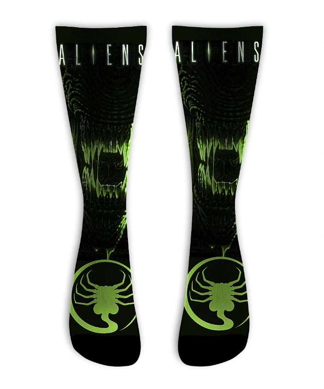 Meia Cano Alto - Aliens Movie