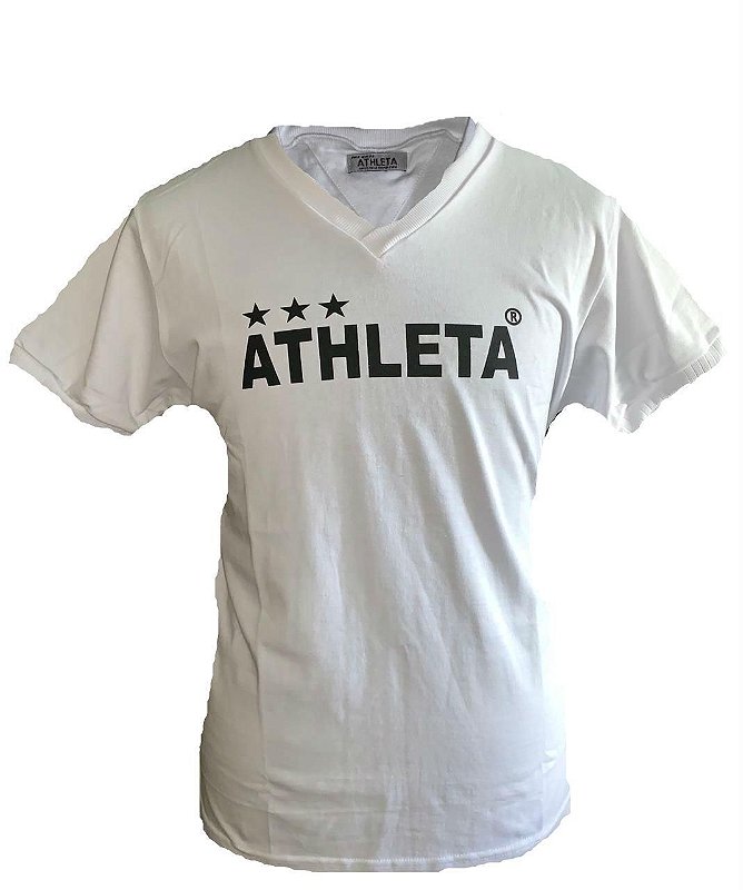 Camisa Brasil Athleta treino década 1970 retro licenciada