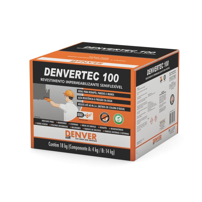 Argamassa Polimérica Denvertec 100 - 18KG -Denver