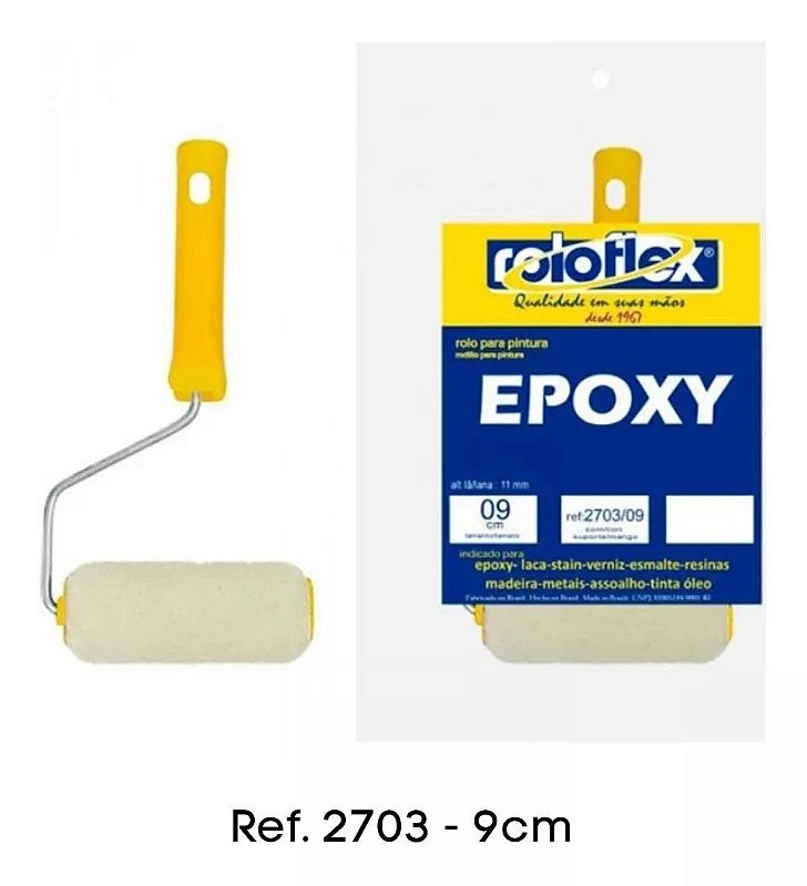 Rolo de Lã epóxi - 9cm - REF: 2703/9-  Roloflex