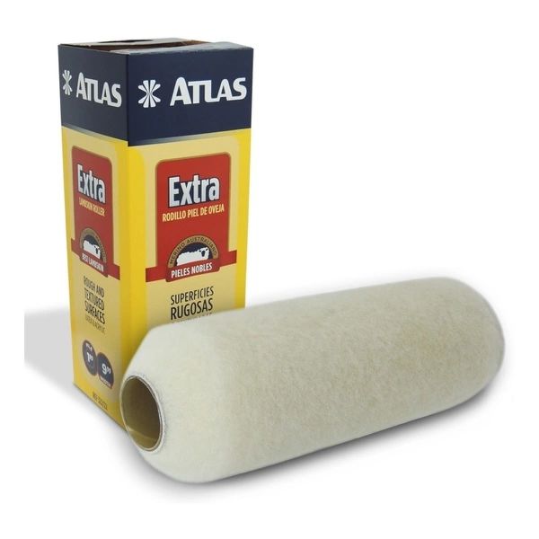 Rolo de Lã Natural Extra - 23cm - REF: 32222-  Atlas