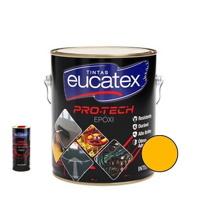 Tinta epóxi Pro Tech - Amarelo Segurança - Eucatex