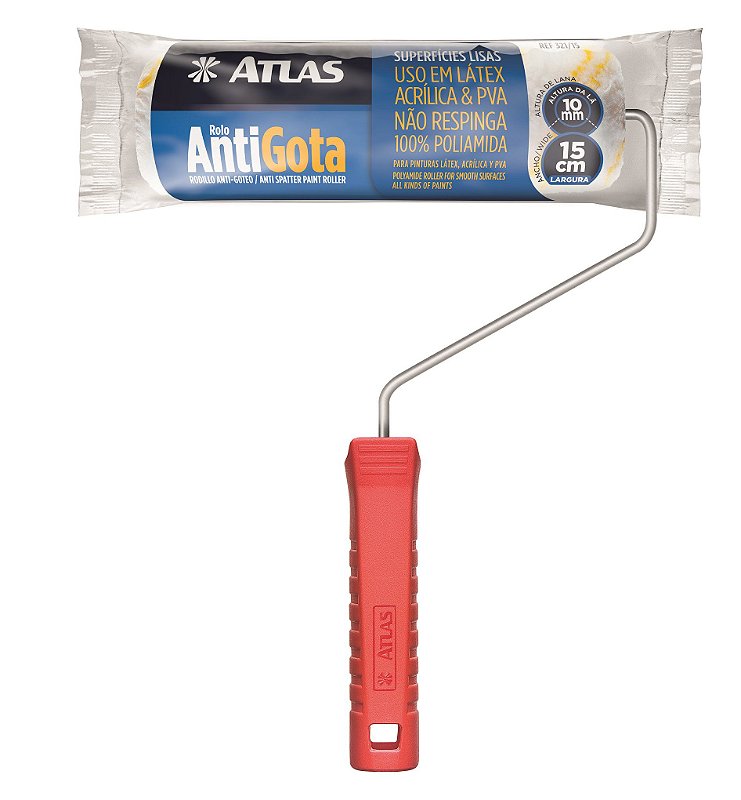 Rolo de Lã Antigota 15cm - Mod. 321/15 - Atlas