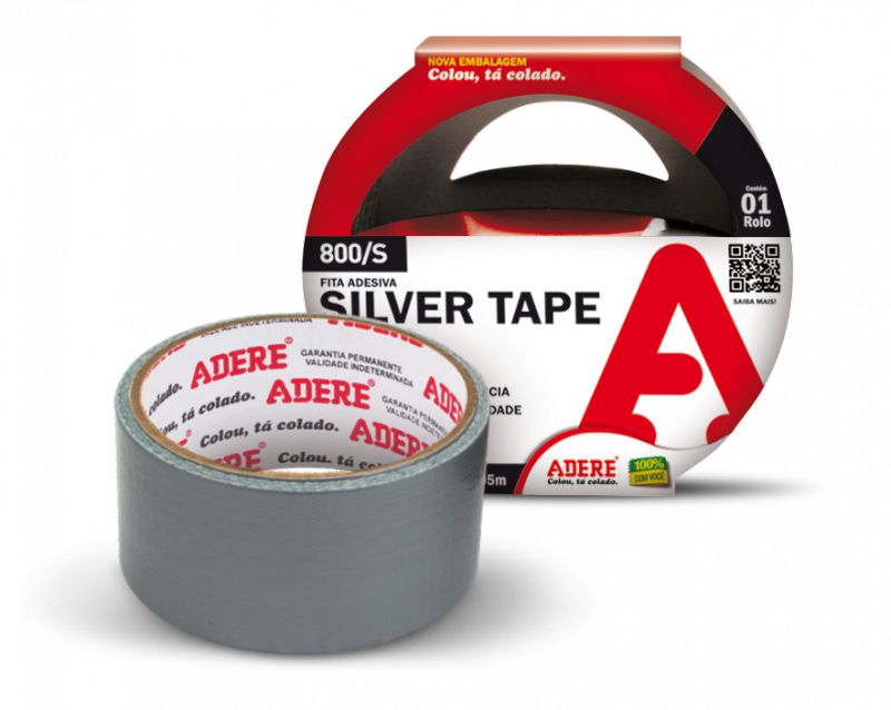 Fita Silver Tape 800s 45mmx05m - Adere