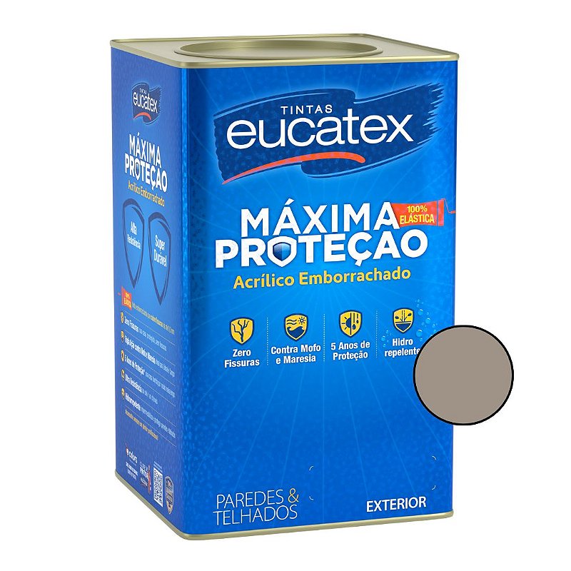 Tinta Emborrachada Máxima Proteção- Elephant Fosco -18L- Eucatex