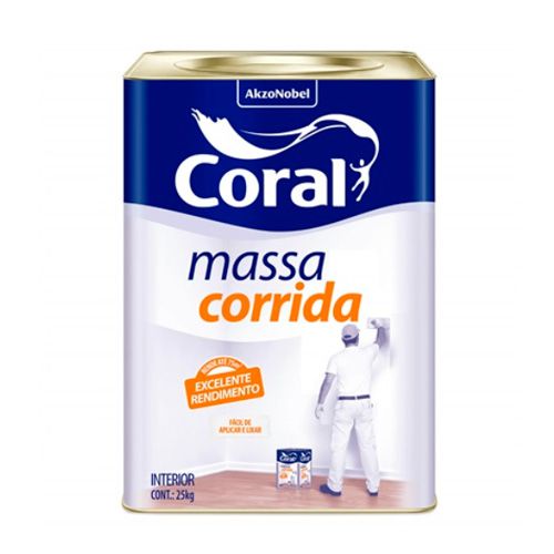 Massa Corrida 25Kg - Coral