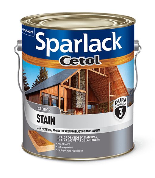 Verniz Cetol Stain Acetinado Natural 3,6l - Sparlack