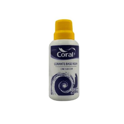 Corante Amarelo 50ml - Coral