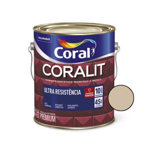 Esmalte Sintético Coralit Ultra Brilhante Camurça 3,6l - Coral