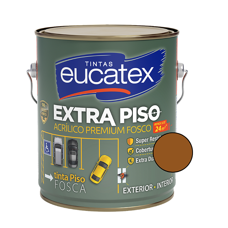 Tinta Acrílica Extra Piso Premium Castor 3,6L - Eucatex