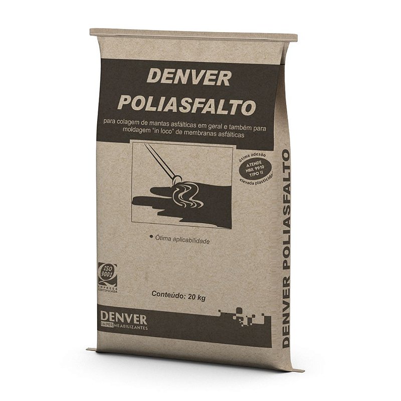 Bloco de Asfalto Denver Poliasfalto 20KG -Denver