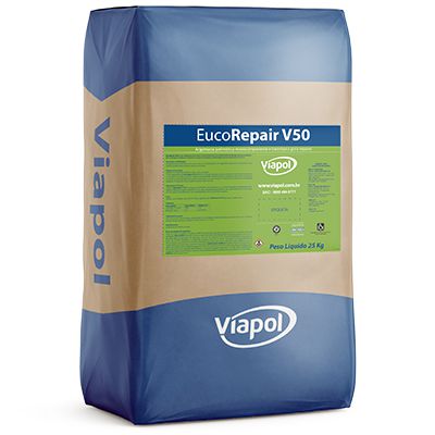 Argamassa de recuperação Eucorepair V50 -  25 KG - Viapol