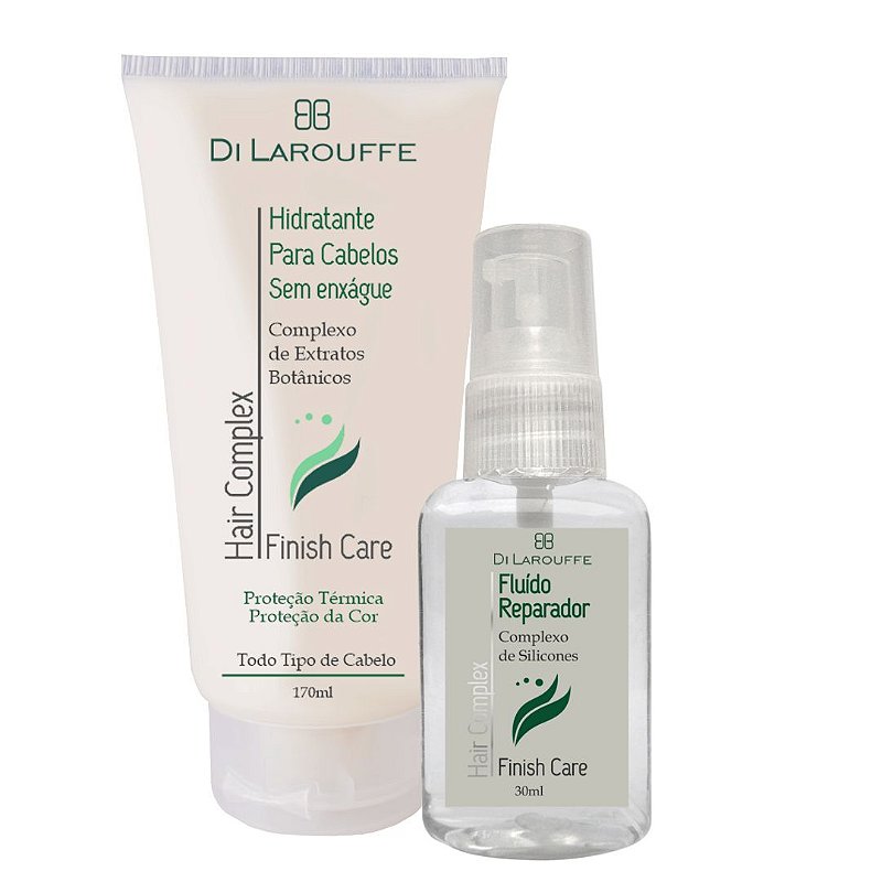 KIT FINALIZADORES HIDRATANTE E FLUÍDO REPARADOR DE CABELOS