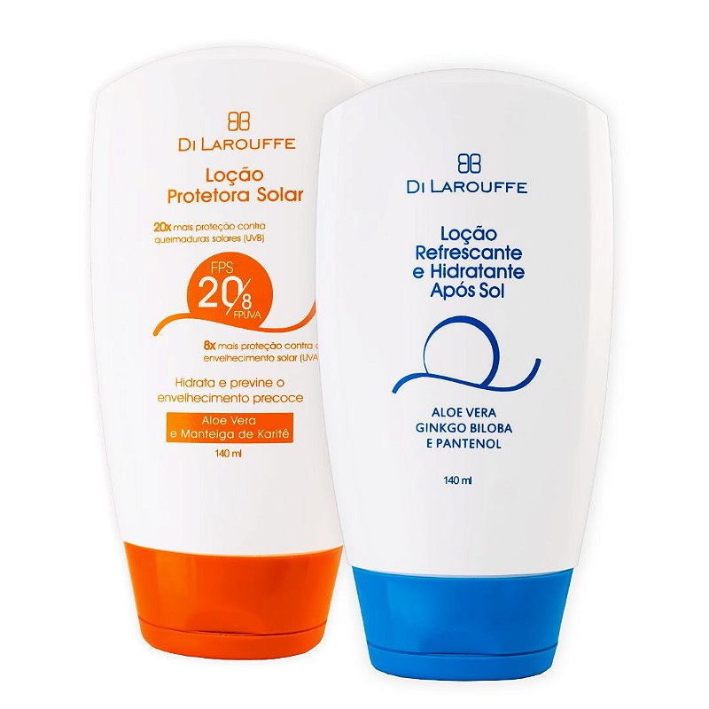 Kit Proteção Solar - Loção Protetora e Loção pós Sol