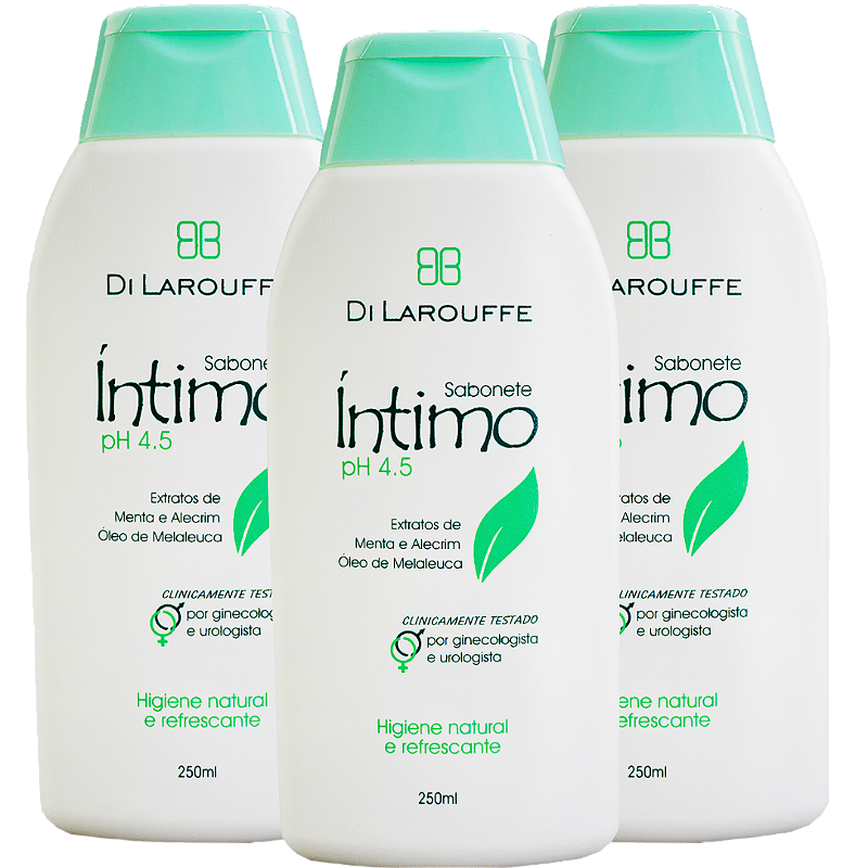 Kit com 3 Sabonete Íntimo