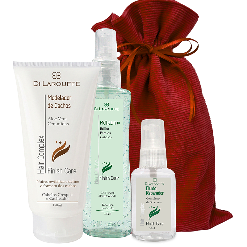 Kit Finalizadores para Cabelos Cacheados e Ondulados.