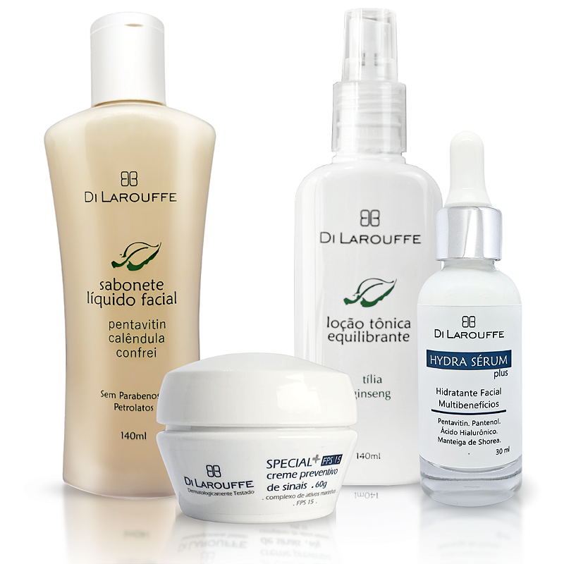 Kit Cronograma Facial primeiros sinais 30 menos
