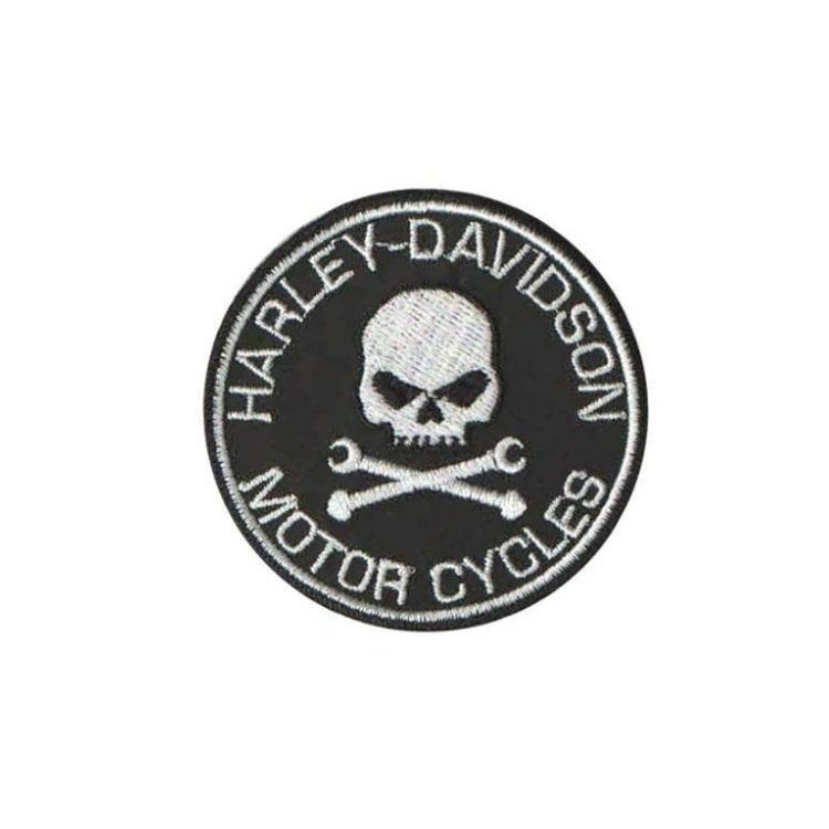 Toppa Ricamata A Forma Di Teschio Da Stirare Su Vestiti - Decorazione DIY Per Giacca, Borsa, Cappello - 30x30cm