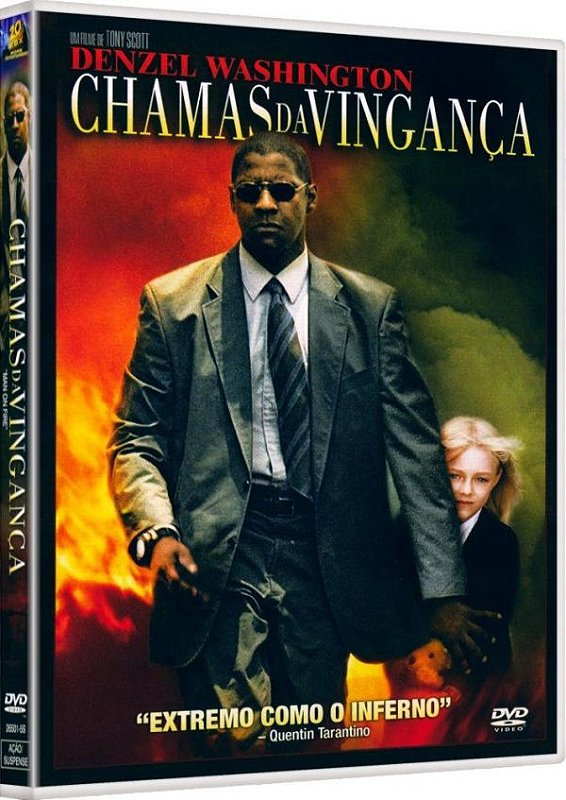 DVD Chamas da Vingança Denzel Washington The Originals DVD Chamas da Vingança Denzel Washington The Originals