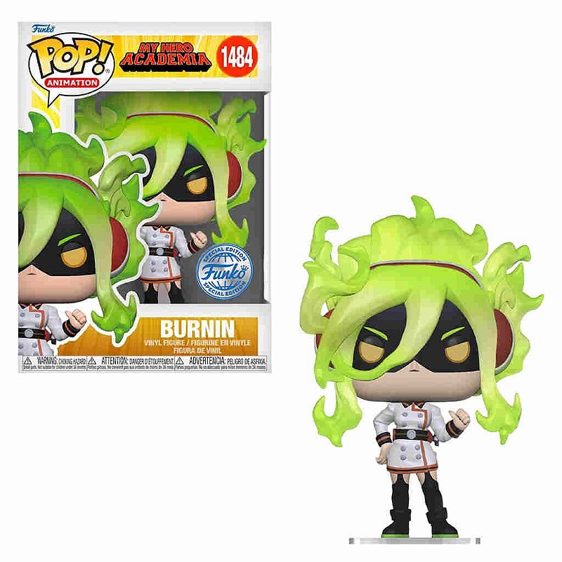 Funko Pop! MHA Burnin' - Glow In The Dark CHASE Edition #1484