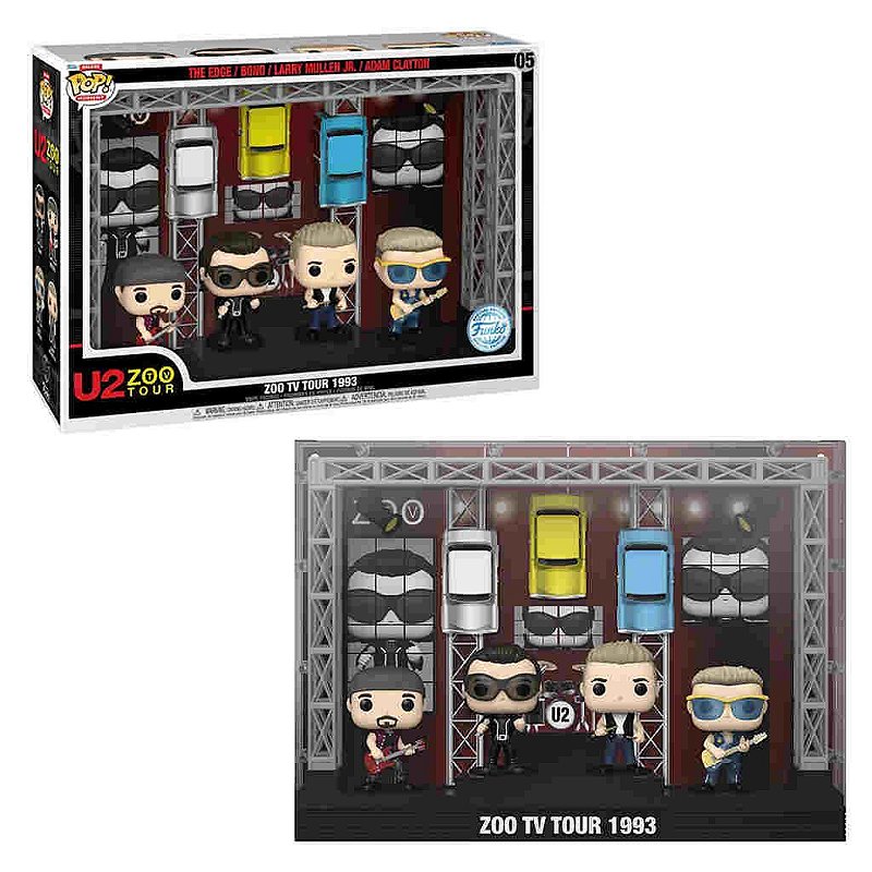 超レア:コレクターアイテム U2 POP 特別版 VHS & CD BOXセット Funko Pop Albums Deluxe - U2 POP Box Set - Hobbies e coleções