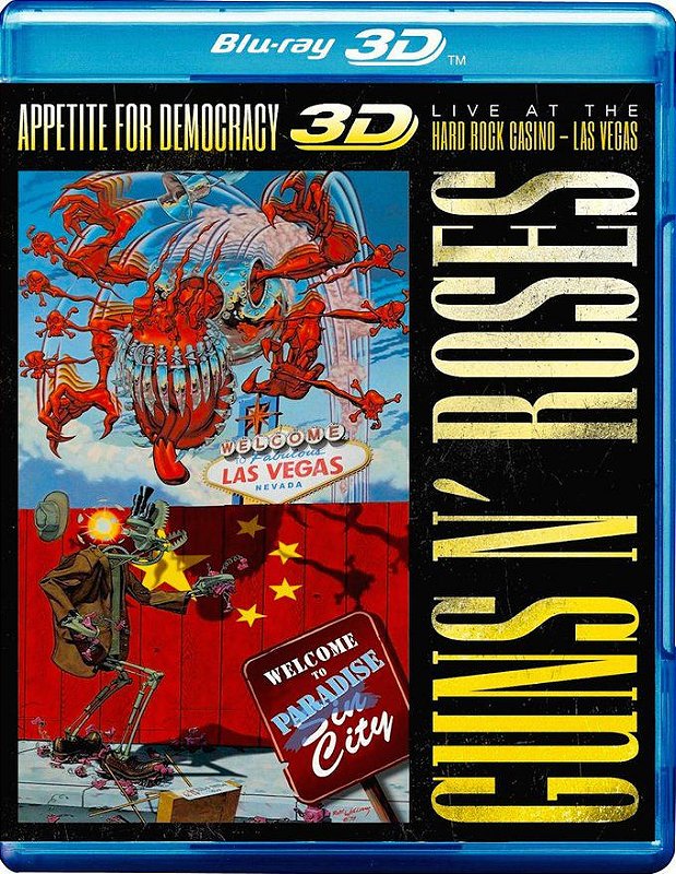 Blu-ray 3D/2D Guns N' Roses Appetite for Democracy - The Originals