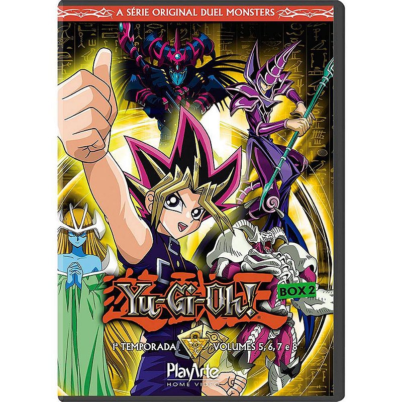 Box Dvd Yu-Gi-Oh - 1 Temporada - Box 2 - 4 Discos - The Originals