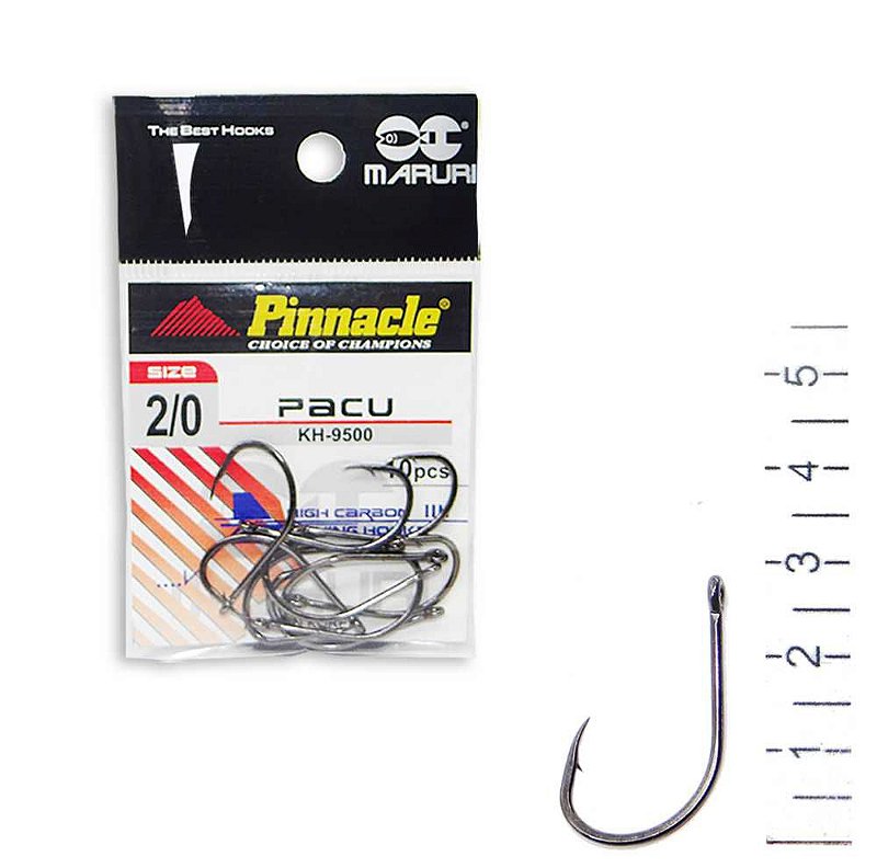 Anzol Pinnacle Pacu 2/0 com 10 un. mini - Martinelli Pesca e