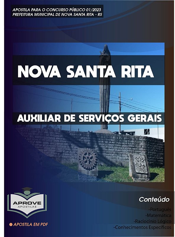 Apostila Concurso CRESS RJ 2022 Auxiliar de Serviços Gerais