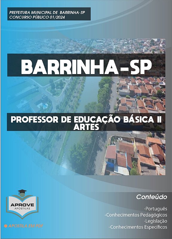 APOSTILA BARRINHA - PROFESSOR DE EDUCAÇÃO BÁSICA Ll - ARTES - Aprove ...