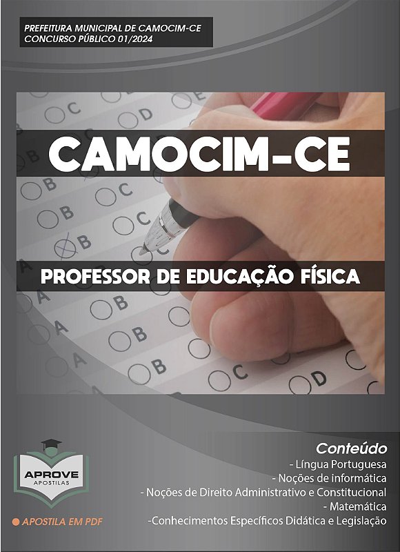 APOSTILA CAMOCIM -PROFESSOR DE EDUCAÇÃO BÁSICA II – EDUCAÇÃO FÍSICA ...