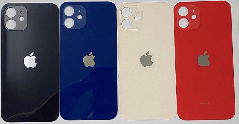 Tampa Traseira Vidro Apple Iphone 12 ** Furo Maior ** - Smarts Parts