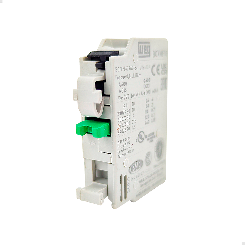 Bloco De Contato Weg Auxiliar Frontal Bcxmf10 1na - Unitek