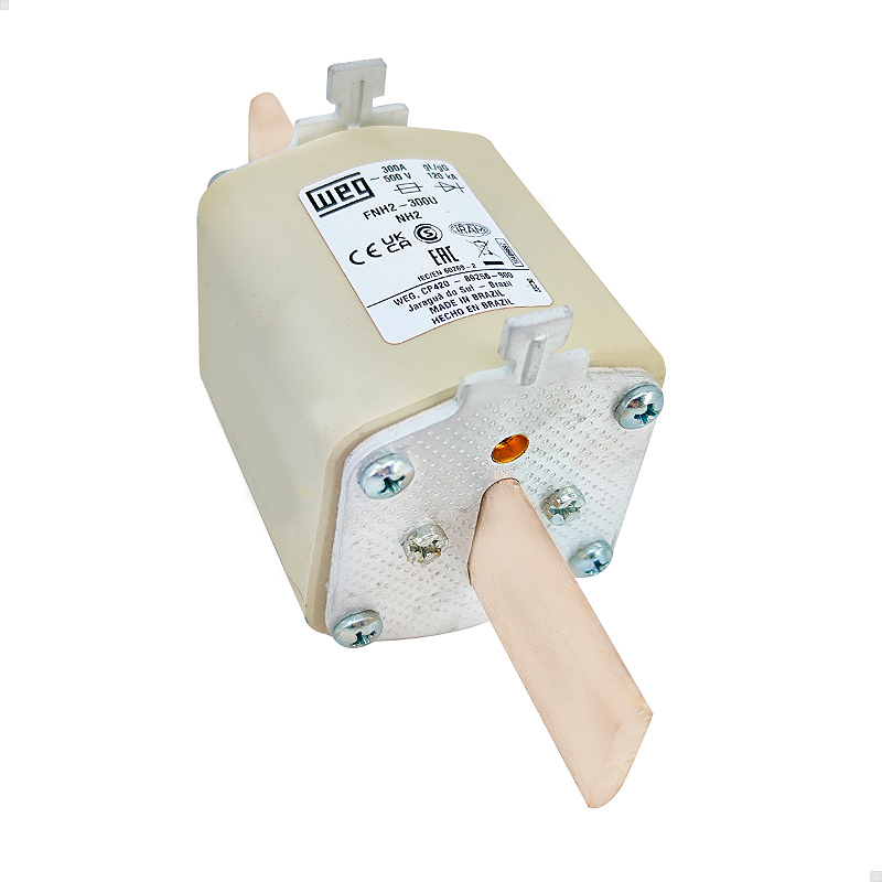 Fusivel Nh gL/gG Tamanho 2 Tipo Faca Weg Retardado 300a 120ka Em