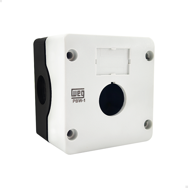 Caixa Botoeira Plástica 1 Furo 22mm Cinza Pbw-1 - Weg - Unitek