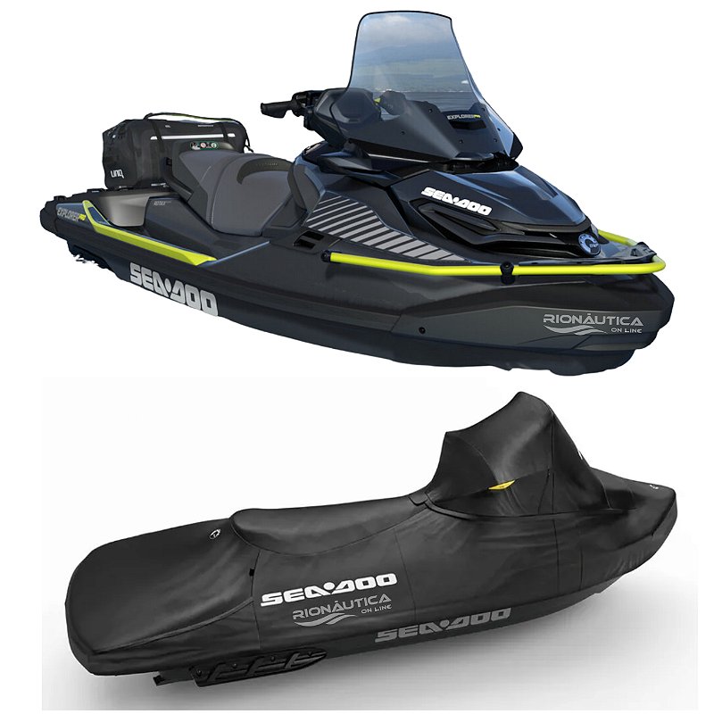 600 DENIER Sea Doo GTX Deluxe Jet Ski JetSki PWC Cover 92 93 94 - Foto 12