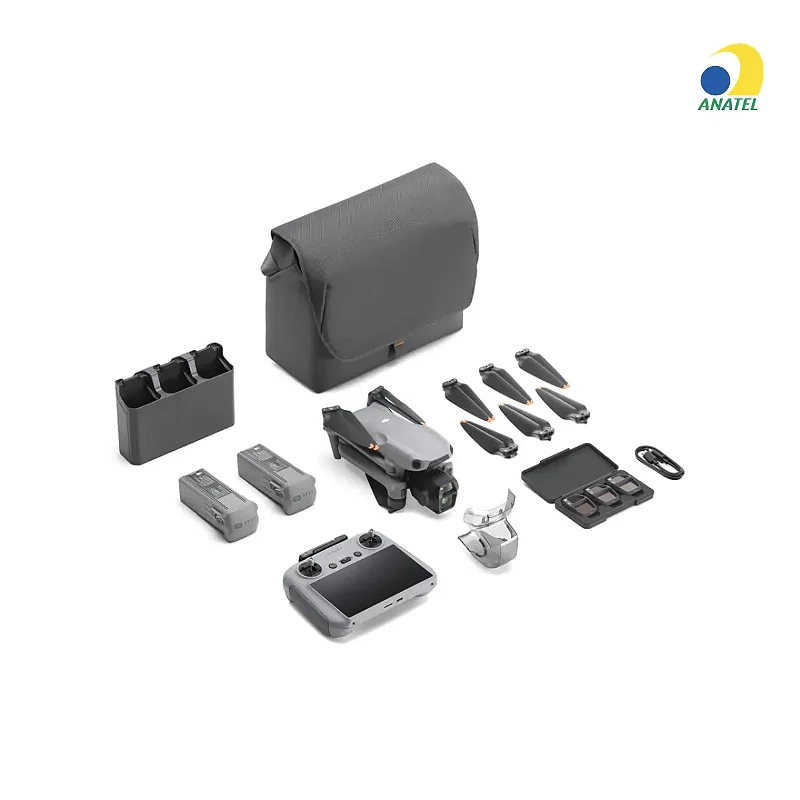 Drone DJI Air 3S Fly More Combo | Controle DJI RC2 com Tela - DJI056 | Homologado na Anatel