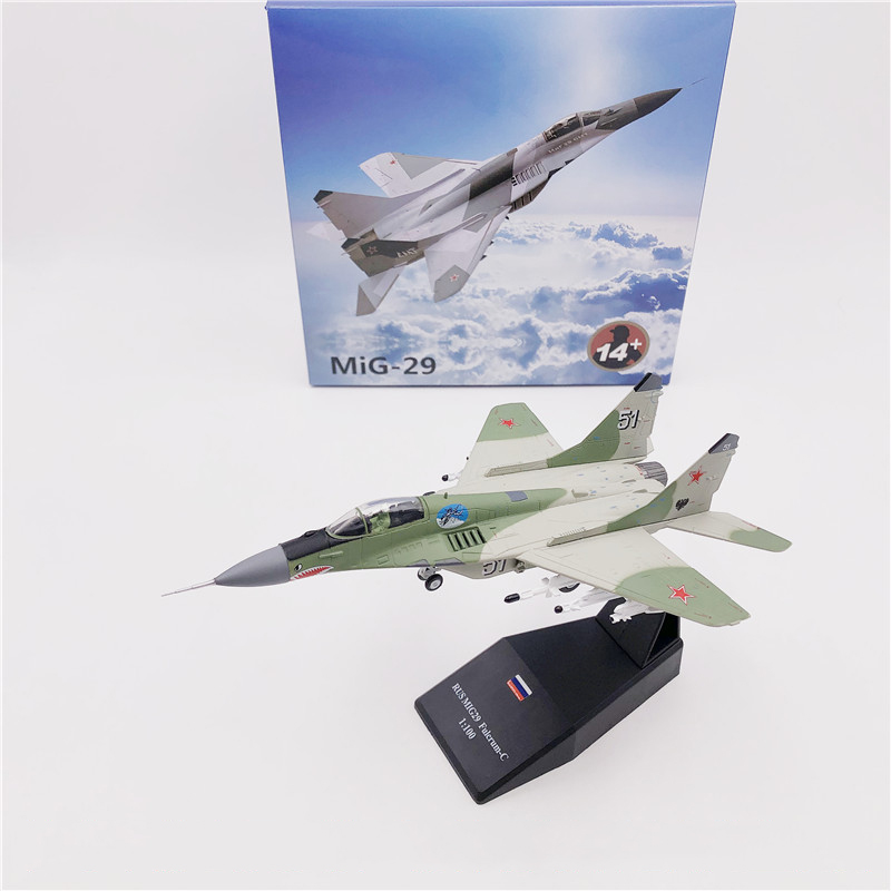 MIG-29 Fulcrum - 1:100 - METAL - Loja Águias de Aço