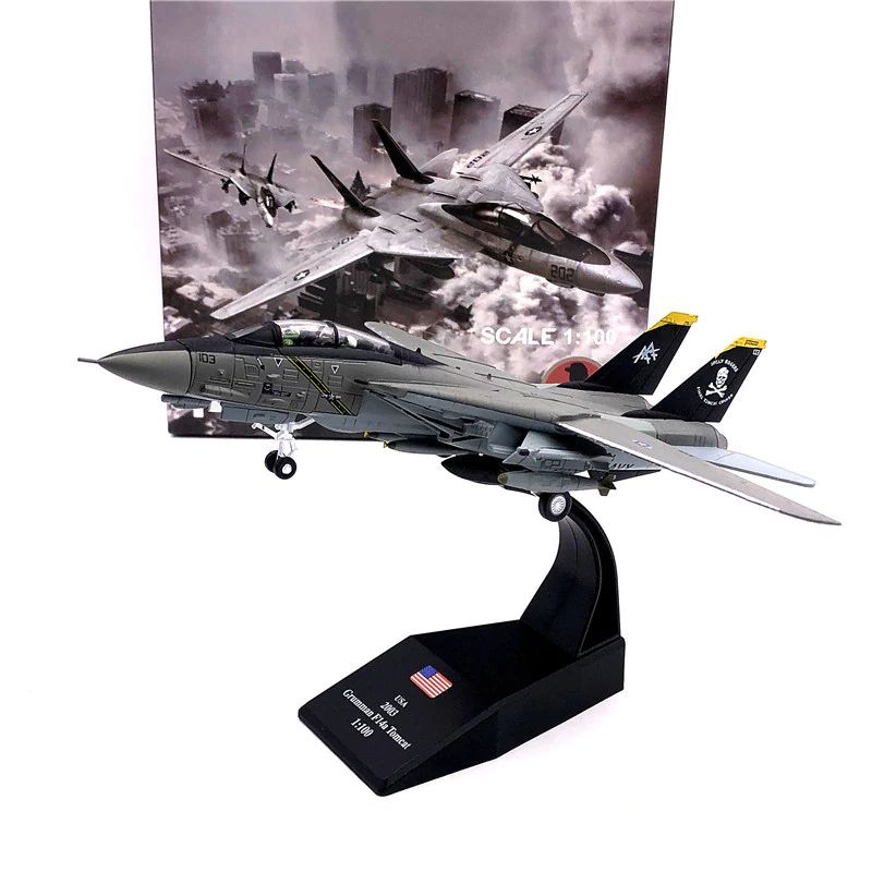 F-14 TOMCAT (TopGun)- 1:100 - METAL - Loja Águias de Aço