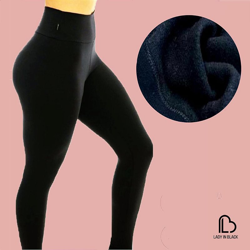 Shop calça legging peluciada feminina New Arrivals Black Friday