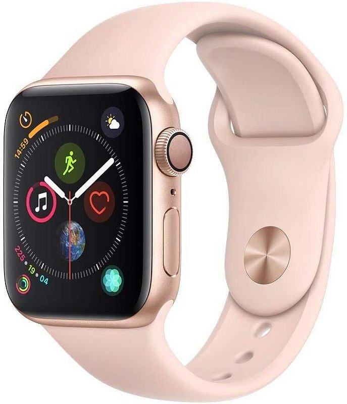 Apple Watch s5 40mm - Prata, Preto, Rose - Loja Raoni