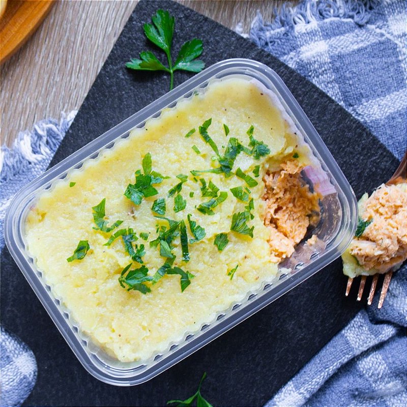 Escondidinho de Frango com purê de batata doce - Ultracongelado 400g