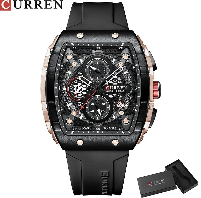 Relógio Curren Masculino 8442 Preto - Relógios Curren