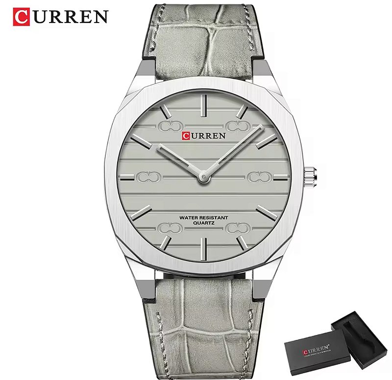 Relógio Curren 8480 Cinza - Relógios Curren