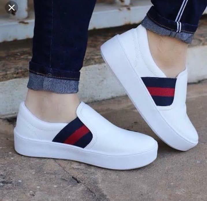 slip on branco