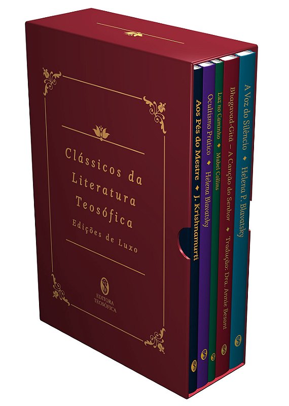 BOX: 5 Livros Clássicos da Literatura Teosófica - Edições de Luxo ...