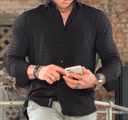 cardigan com camisa social