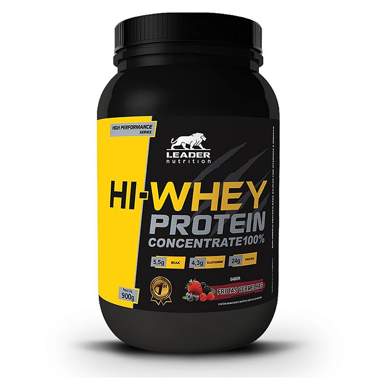 HIWHEY PROTEIN LEADER NUTRITION 900G Curitiba Nutrition Suplementos