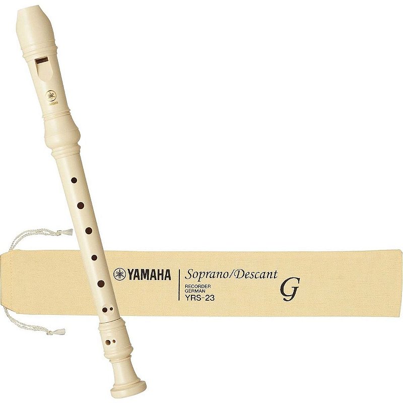 Flauta Doce Germânica Yamaha YRS23G Bequadro Instrumentos