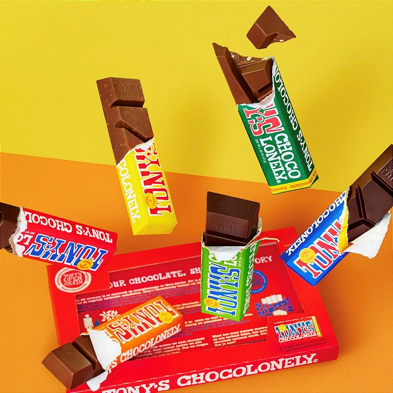 Tony's Chocolonely Chocolate Bar Pack - Candy Variety Pack, Individual ...